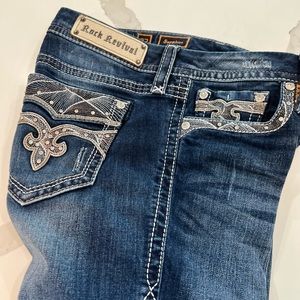 Rock Revival Sapphire Boot Jeans Sz 32 X 34/35